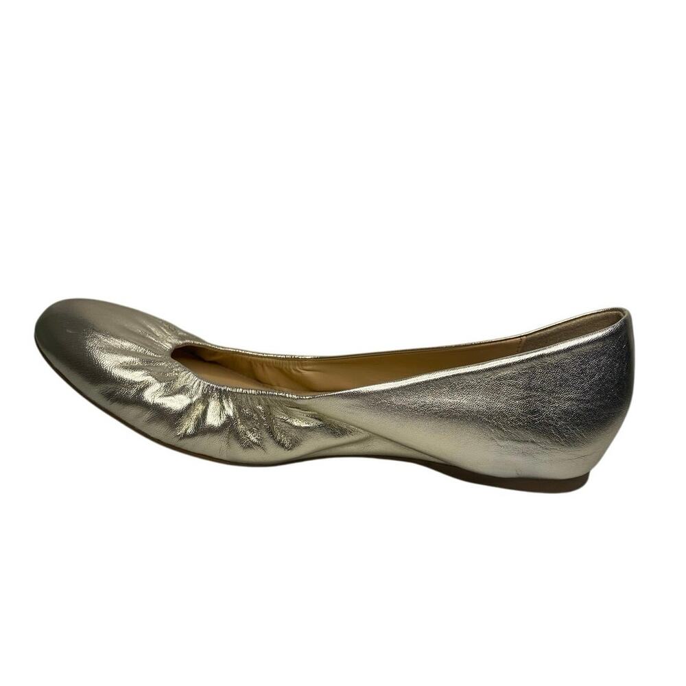 J. Crew Shimmering Silver Loafers gorgeous